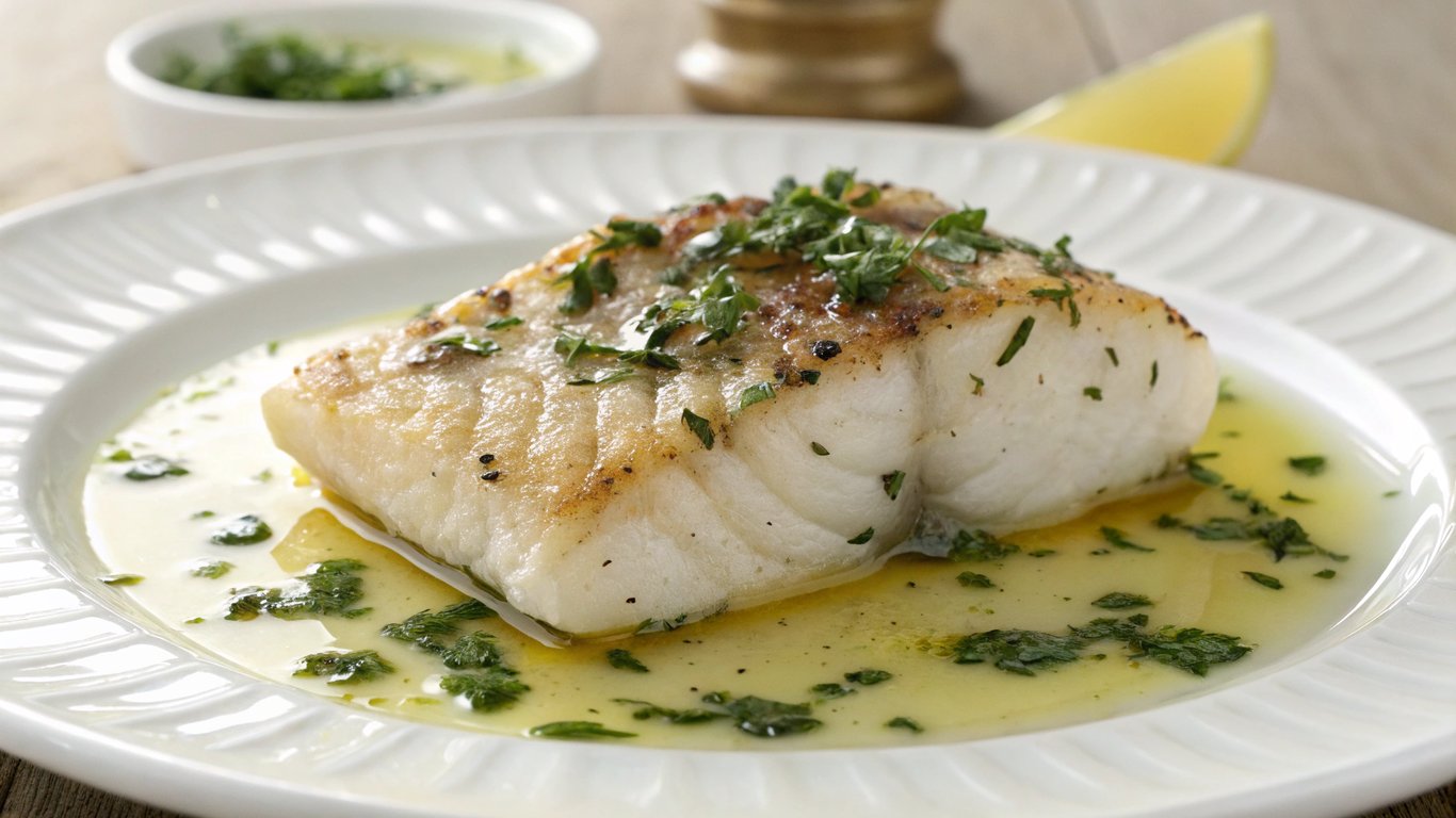 Pan-Seared Cod in Herb Butter