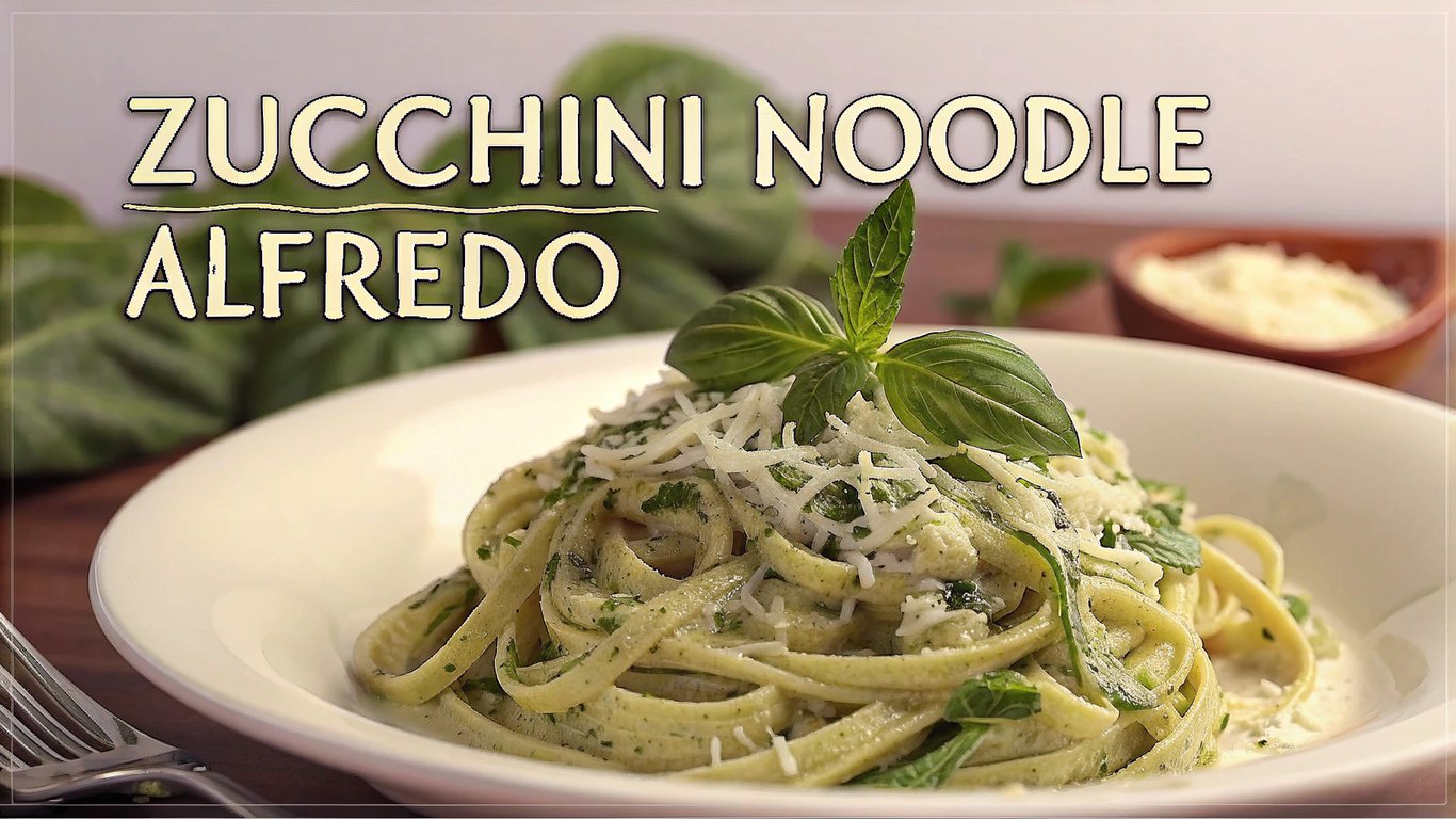 Zucchini Noodle Alfredo