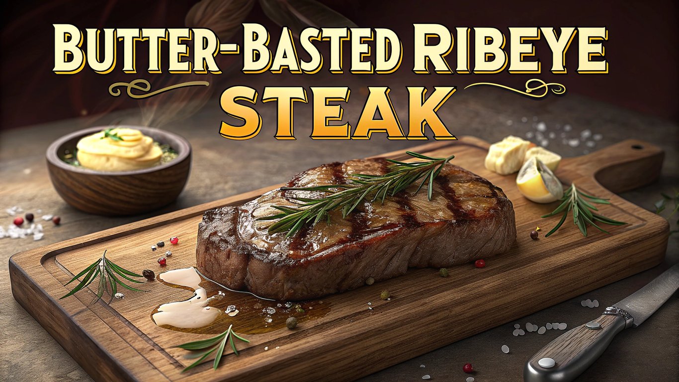 Butter-Basted Ribeye Steak