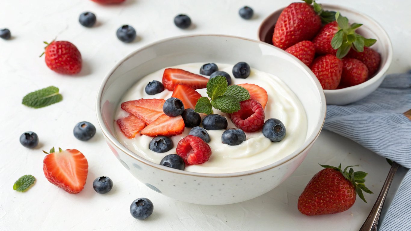 Keto Yogurt with Berries