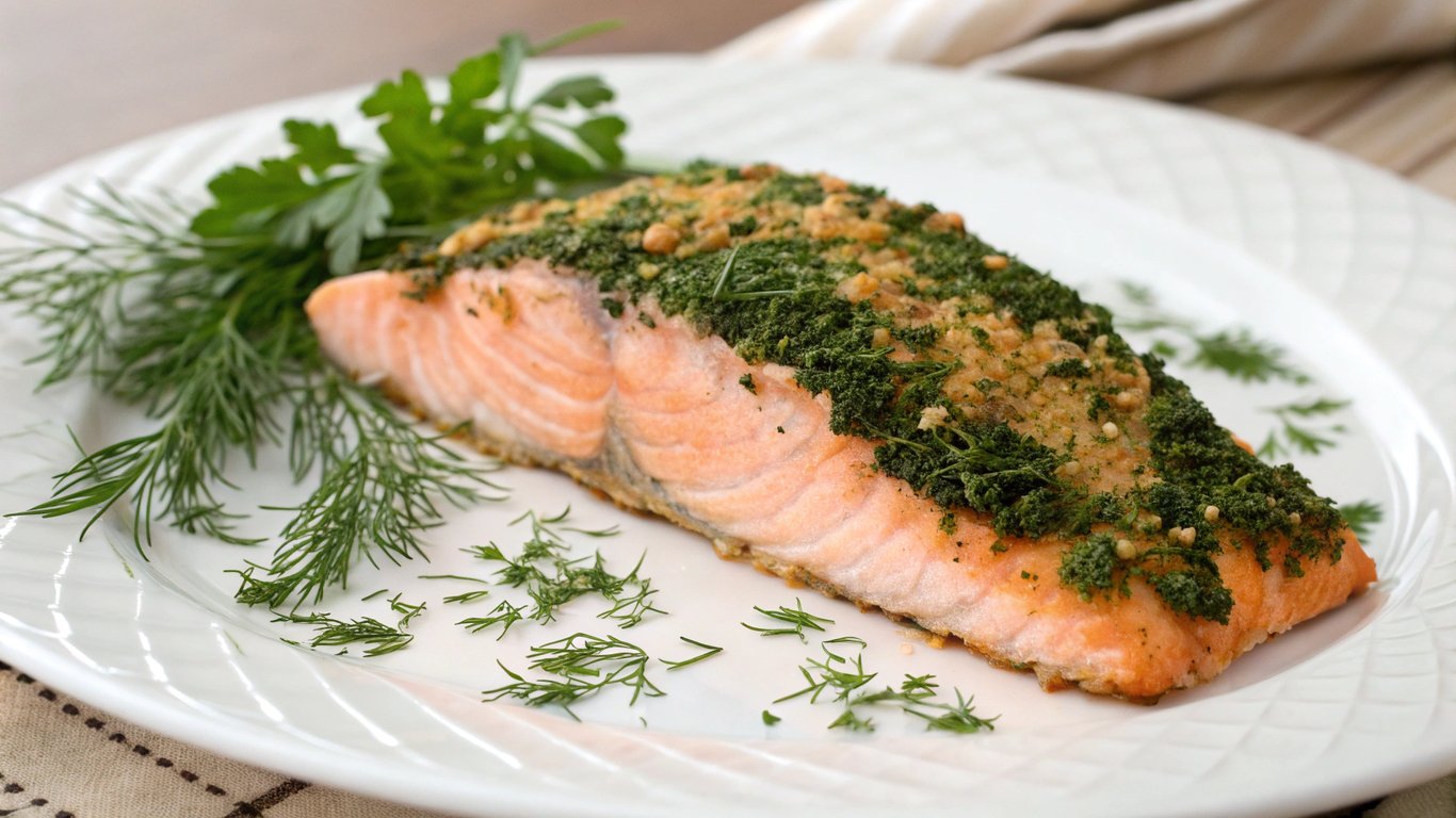 Herb-Crusted Salmon