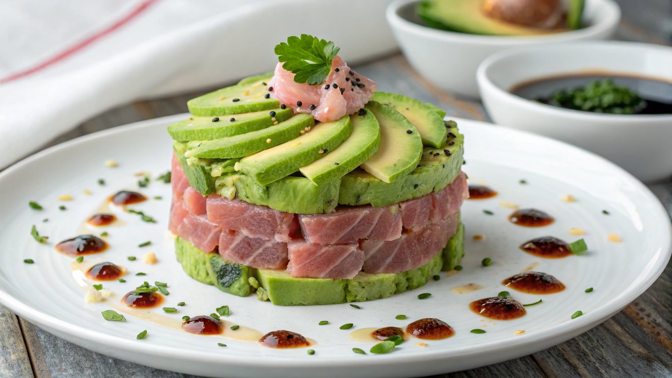 Tuna Avocado Stack