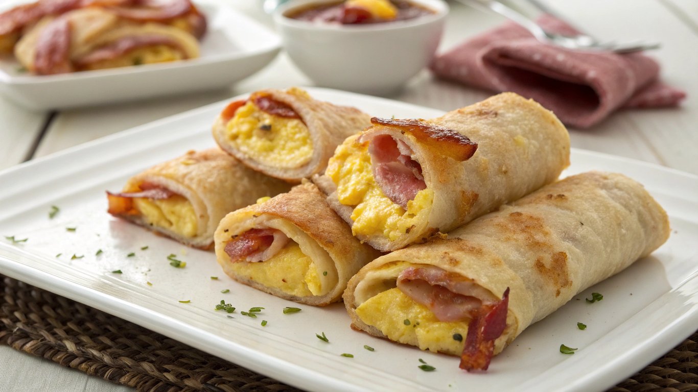 Bacon, Egg, and Cheese Roll-Ups