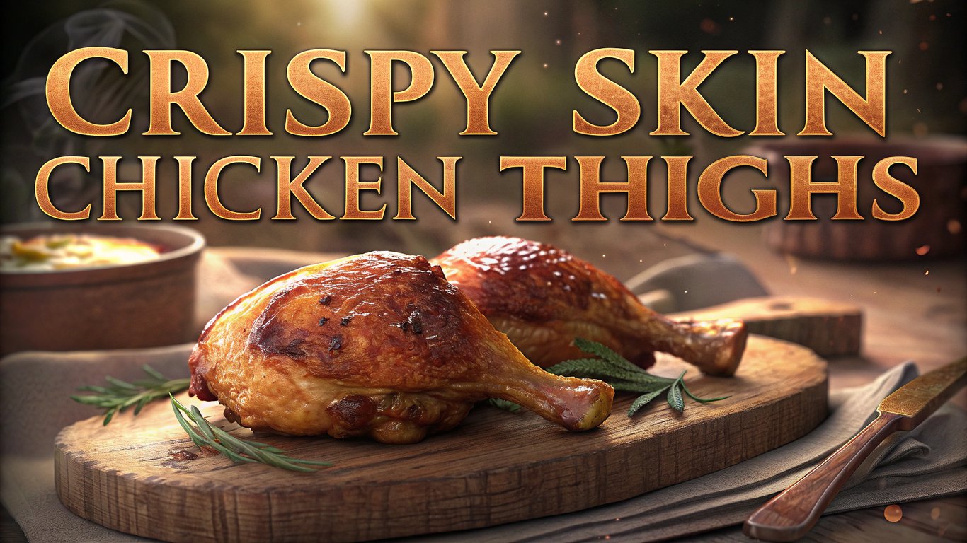 Crispy Skin Chicken Thighs