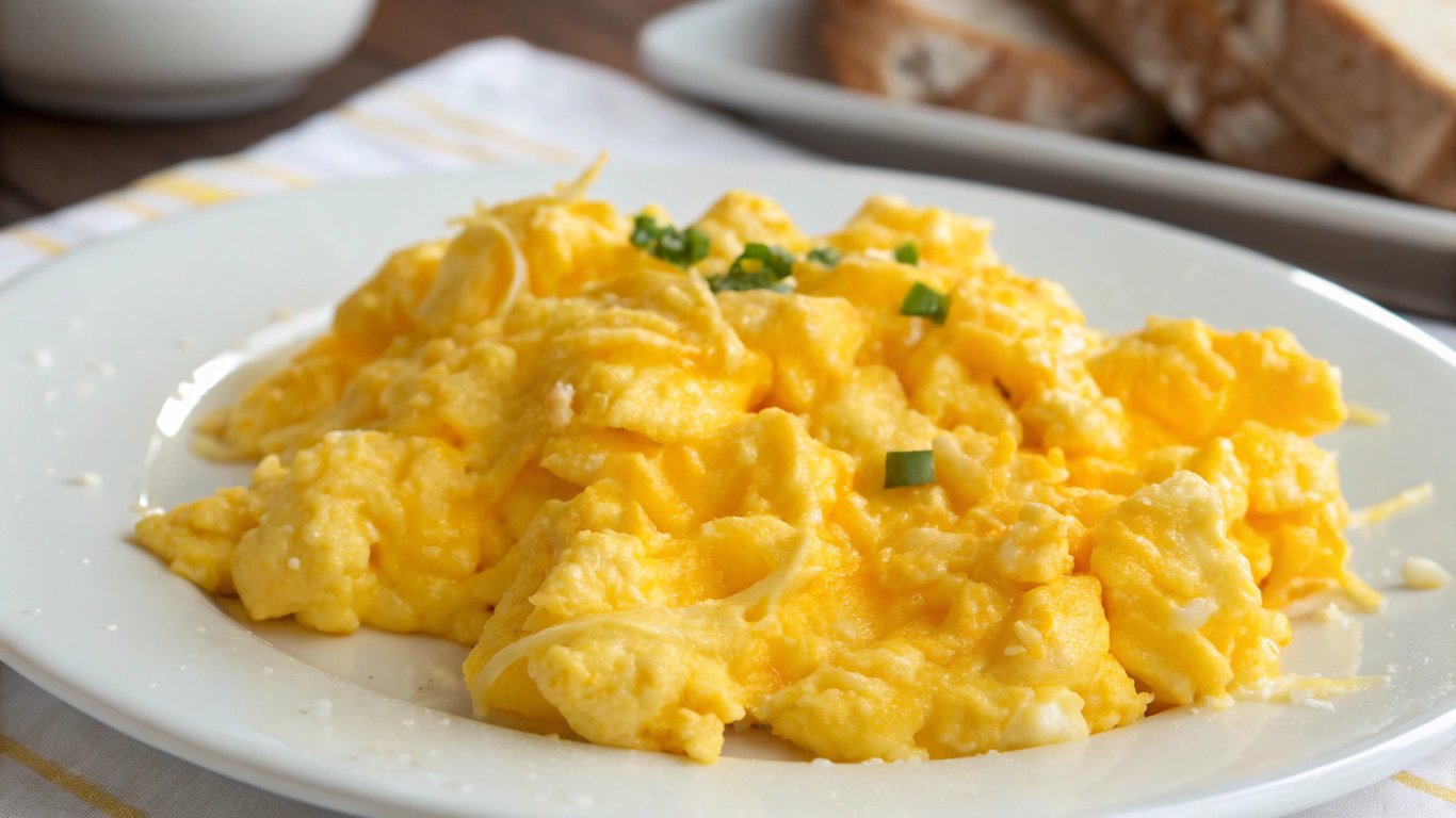 Cheesy Scrambled Eggs