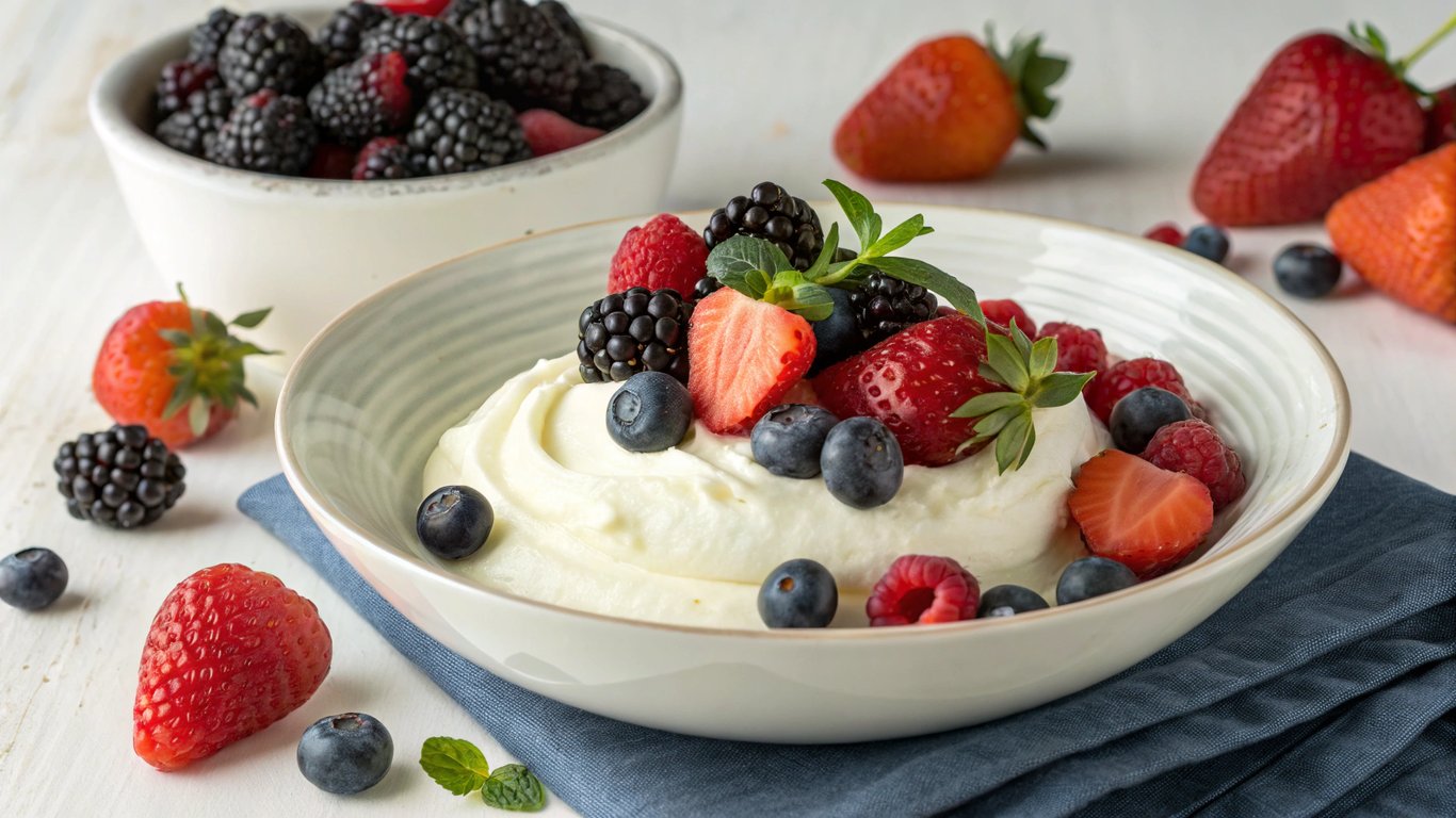 Mascarpone with Berries