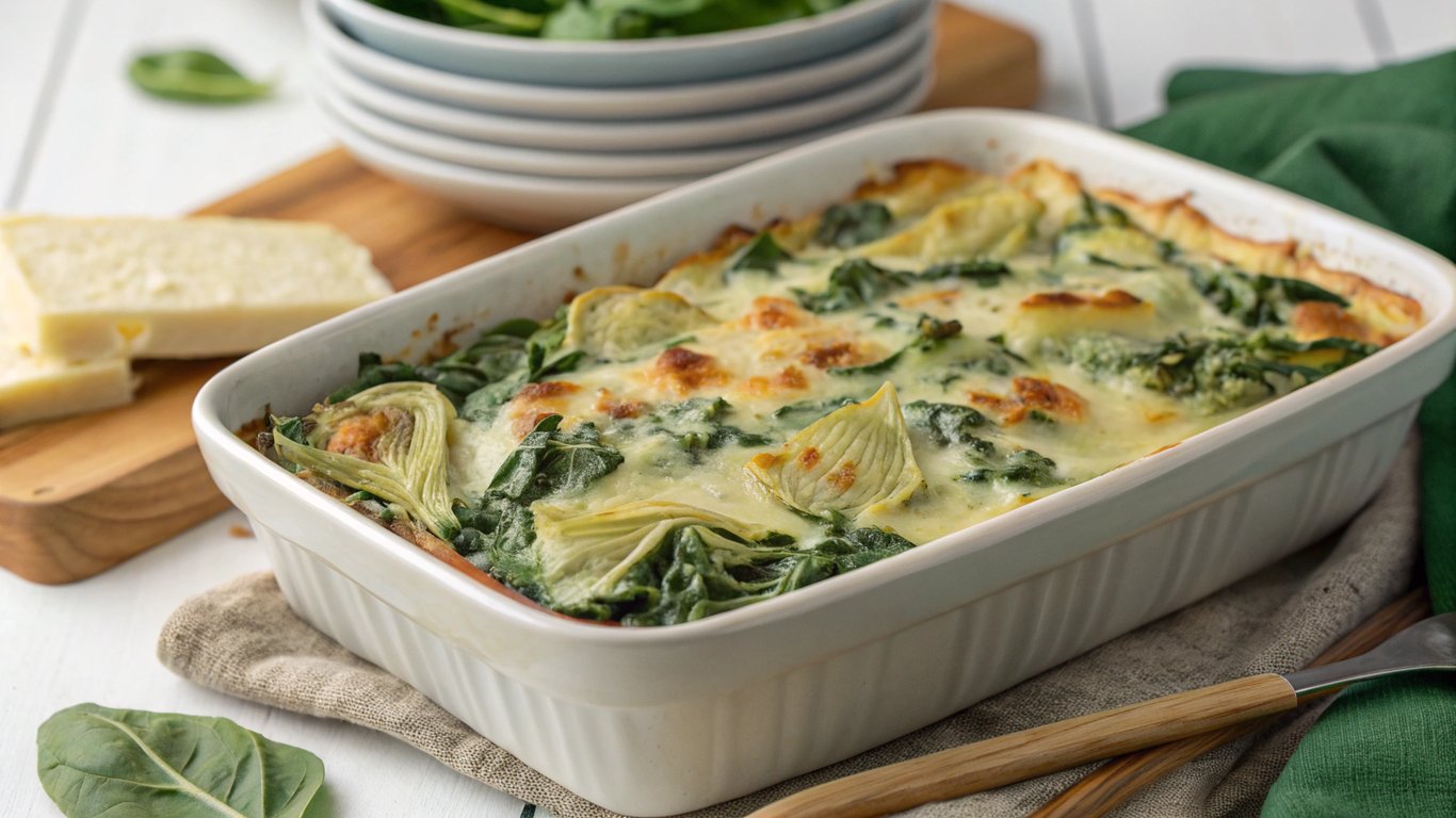 Spinach and Artichoke Bake
