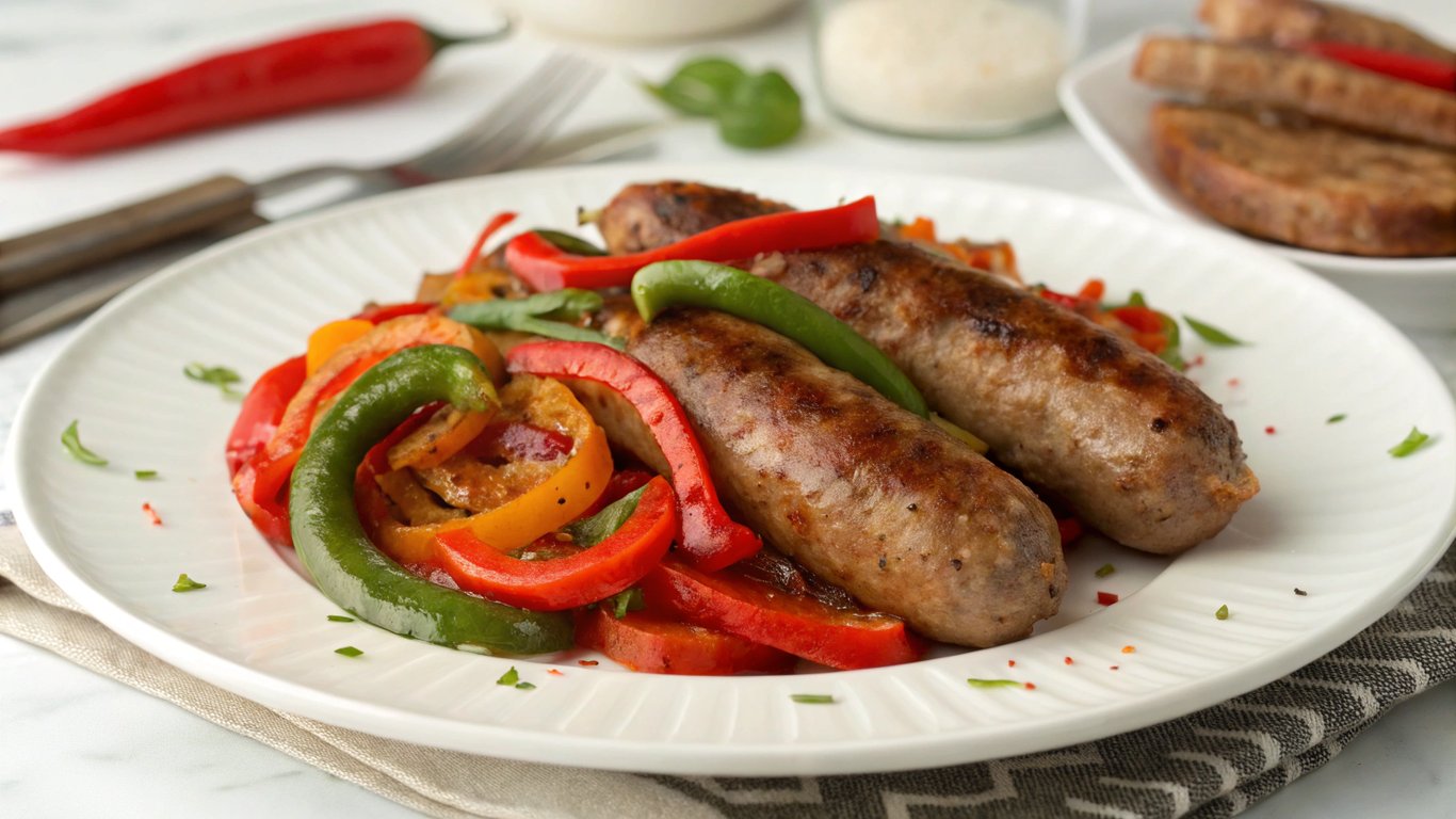 Spicy Italian Sausage and Peppers