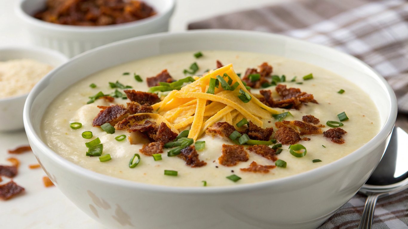 Loaded Cauliflower Soup