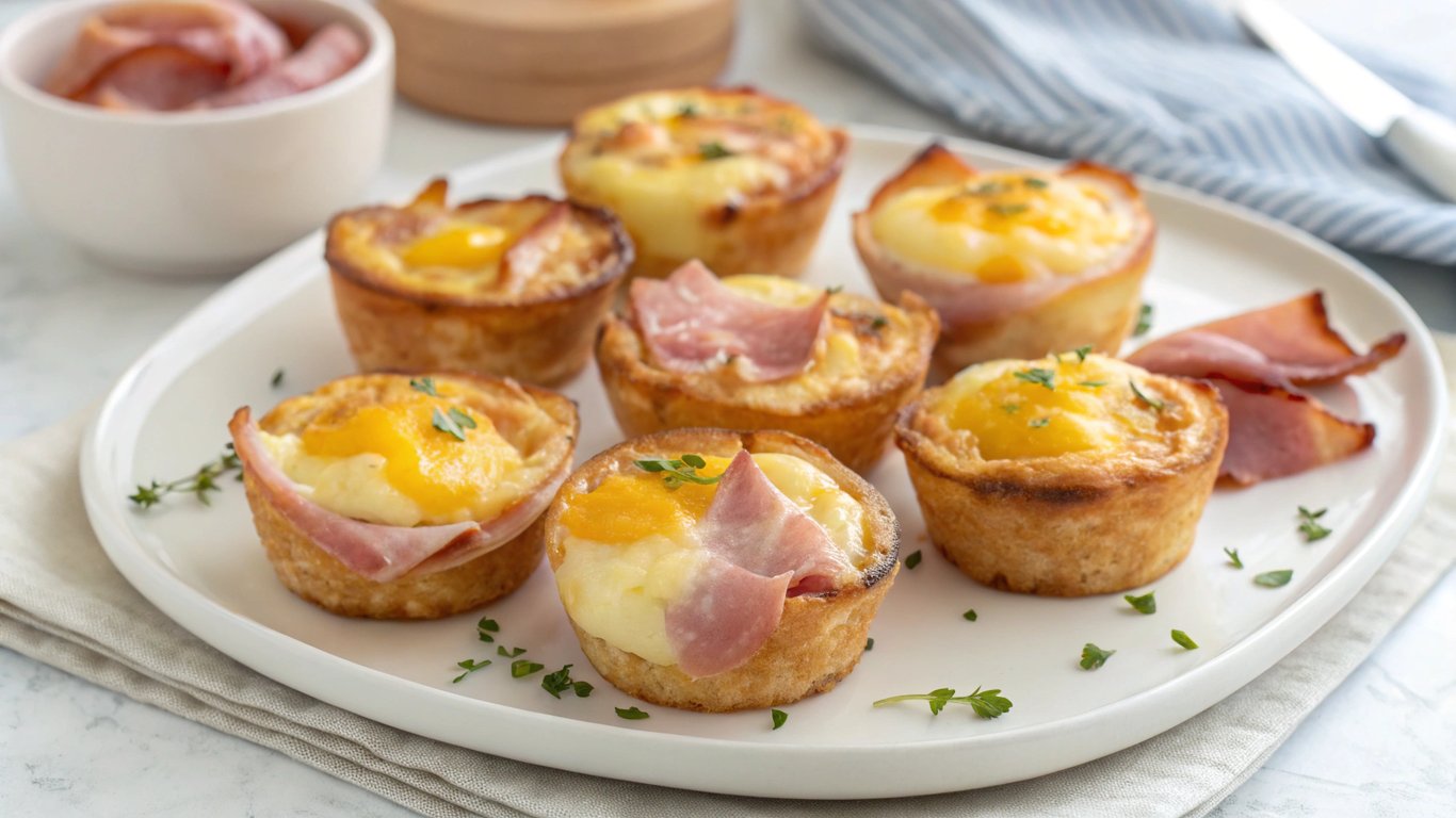 Ham and Cheese Egg Cups