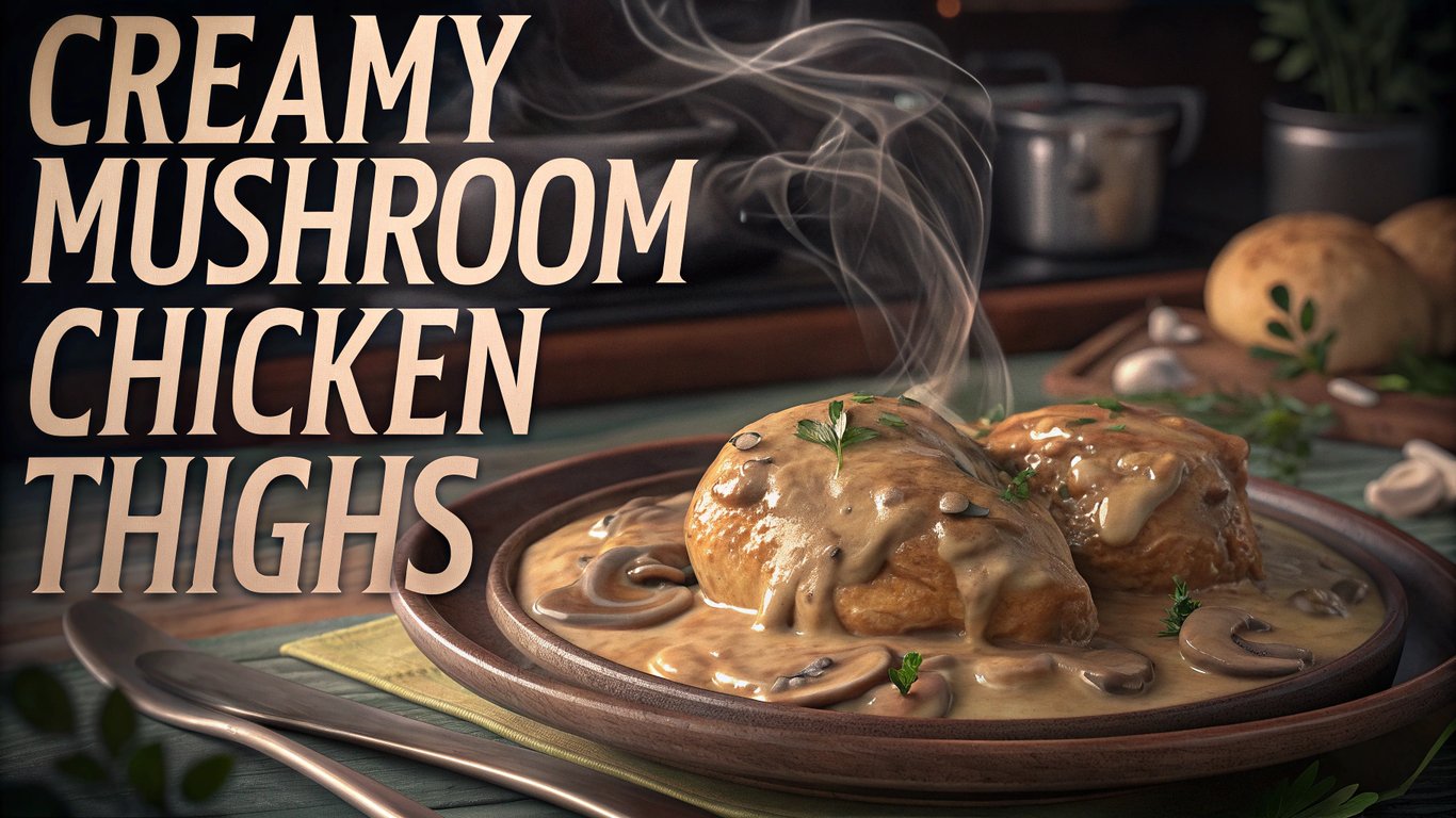 Creamy Mushroom Chicken Thighs