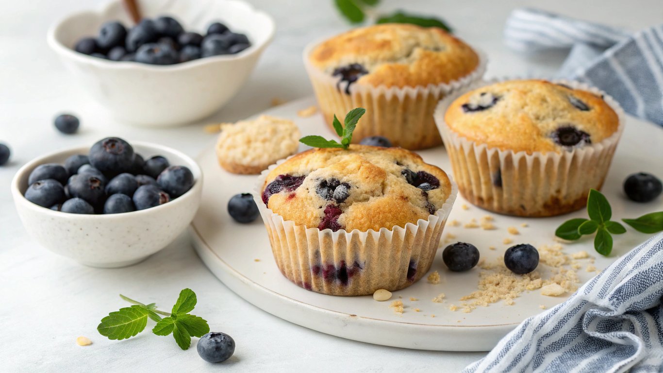 Keto Blueberry Muffins