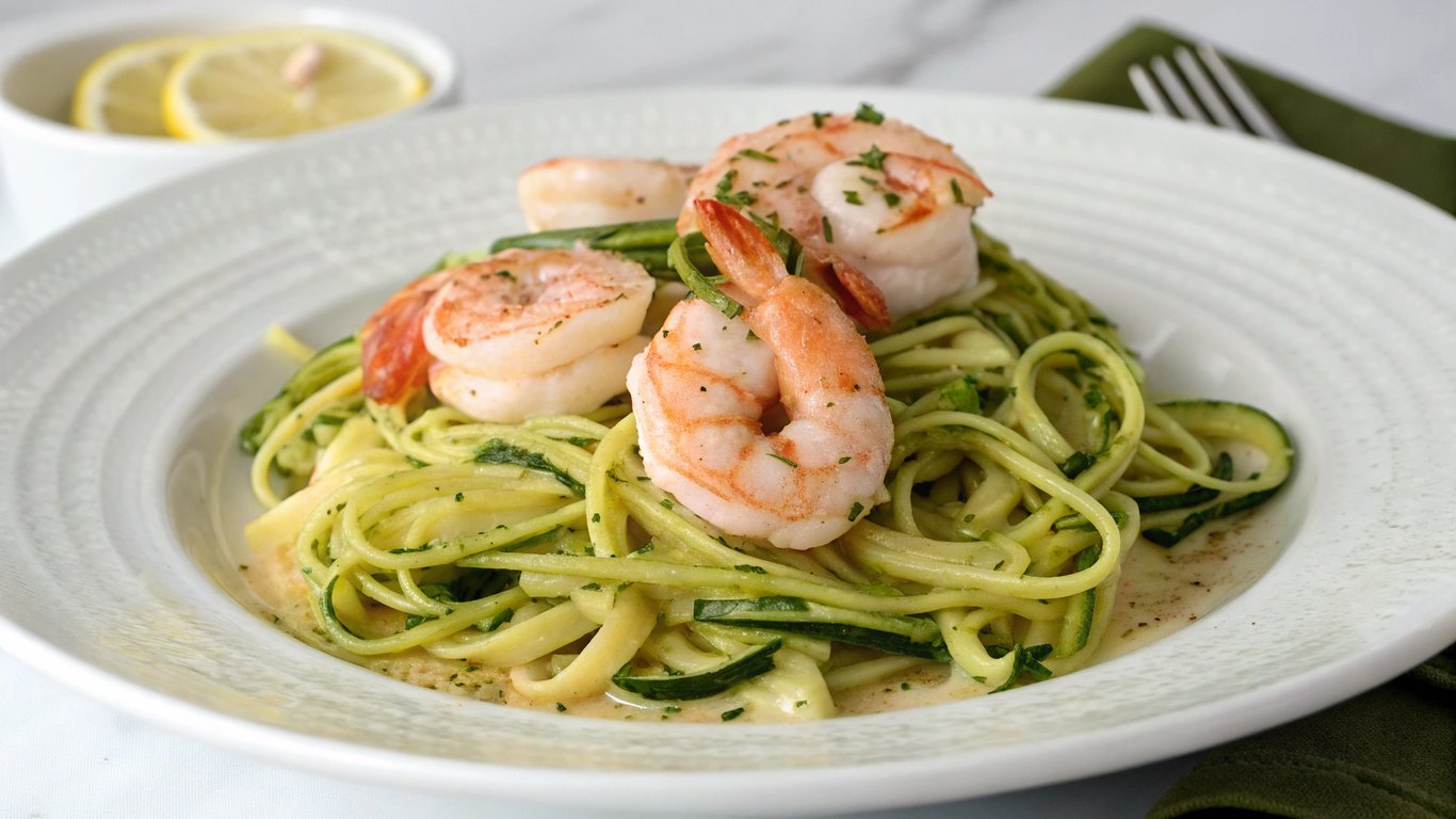 Shrimp Scampi with Zoodles