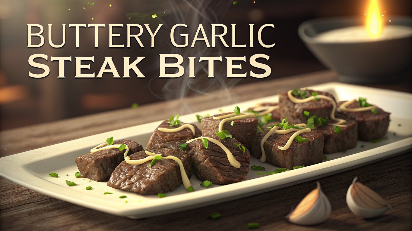 Buttery Garlic Steak Bites