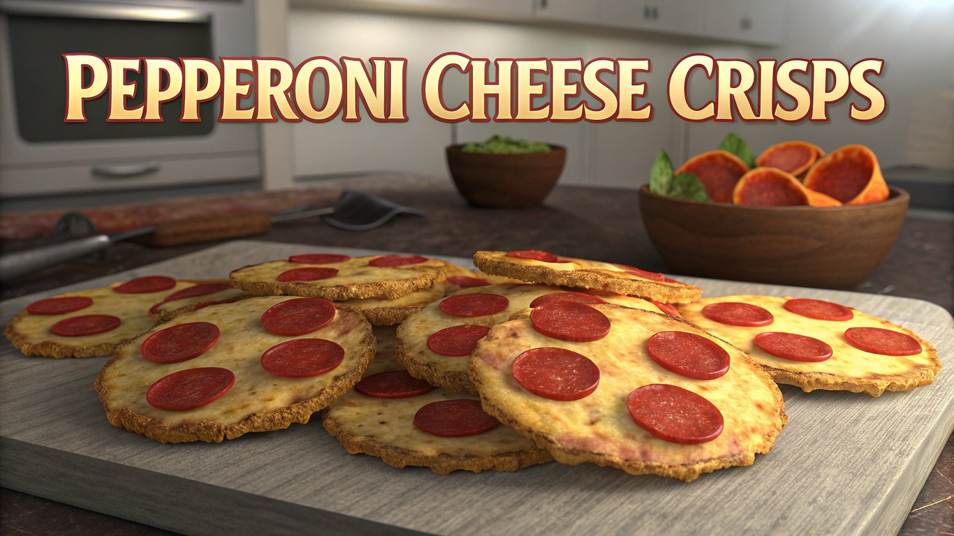 Pepperoni Cheese Crisps