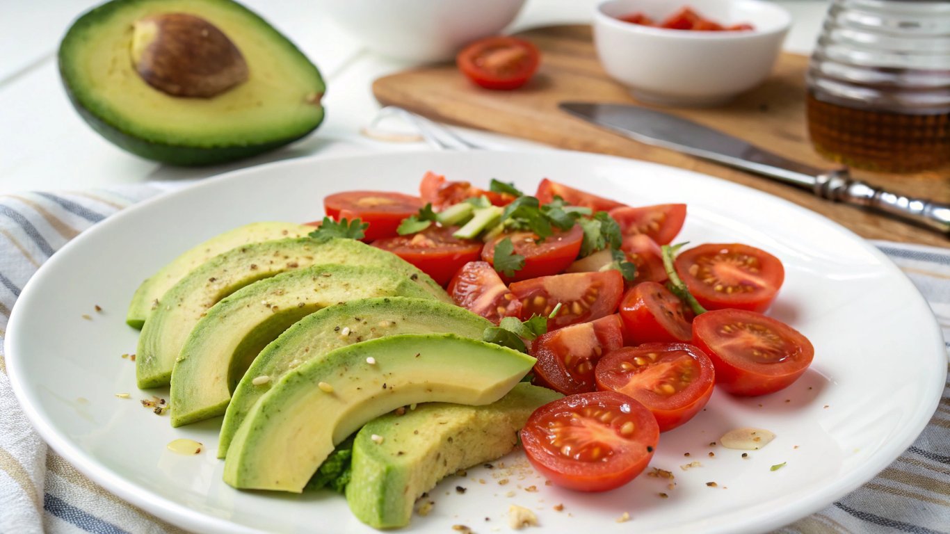 Avocado and Tomato Breakfast Salad