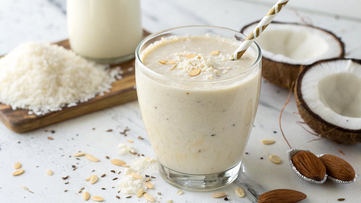 Vegan Keto Coconut Protein Shake