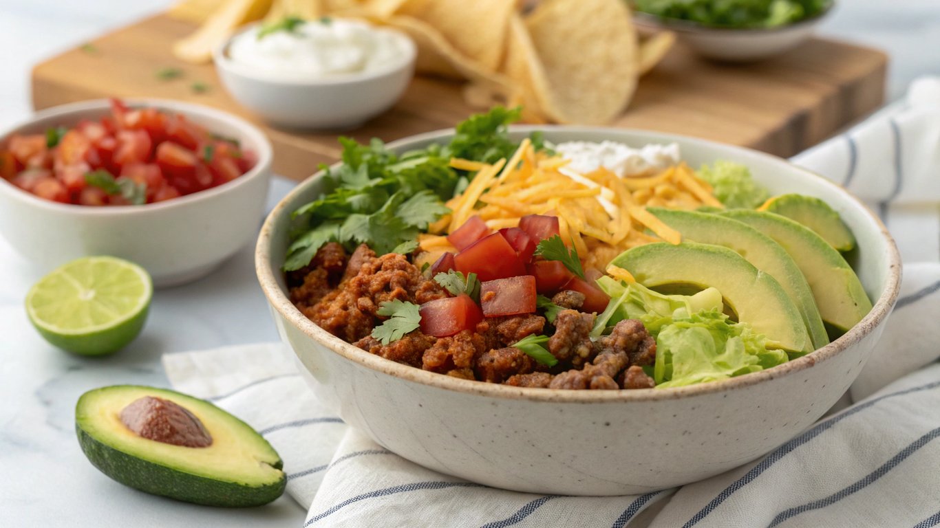 Ground Turkey Taco Bowl