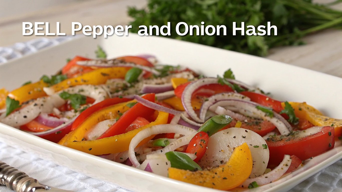 Bell Pepper and Onion Hash