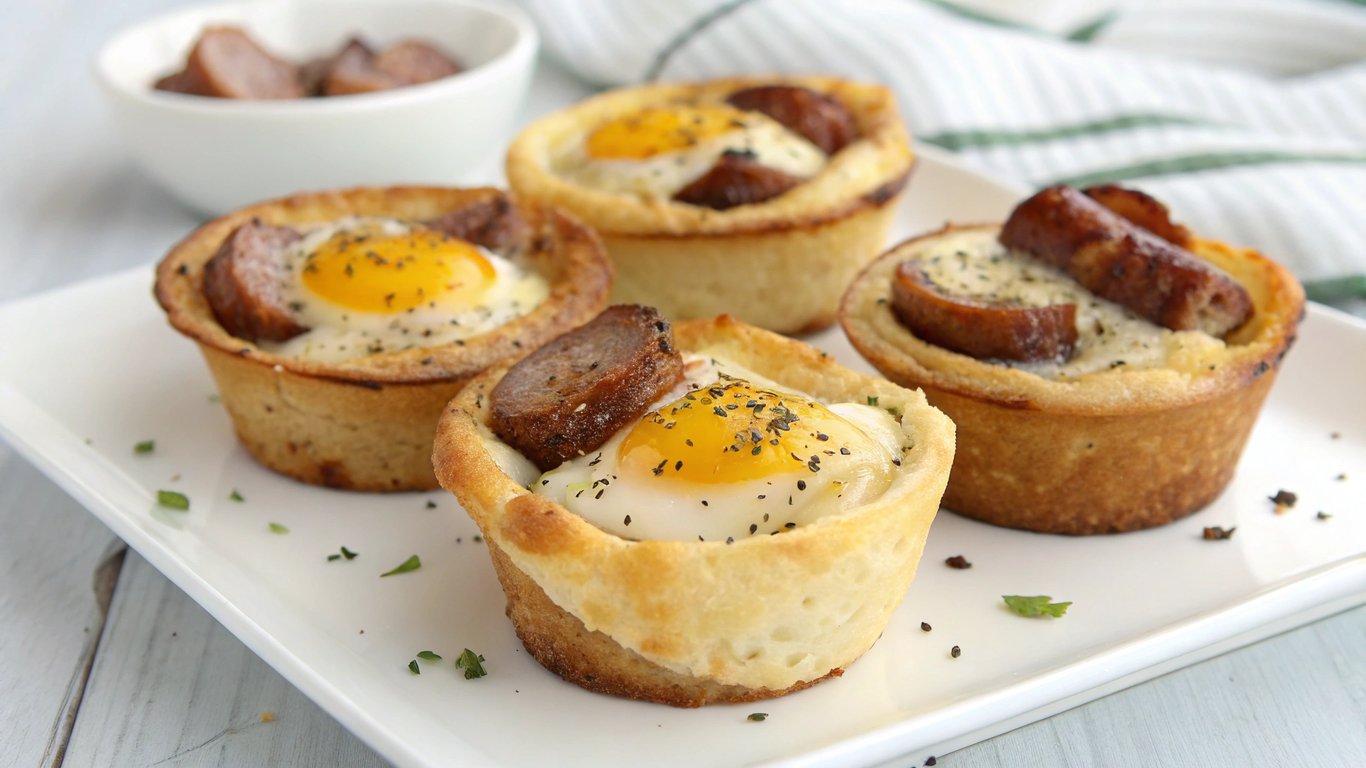 Sausage and Egg Breakfast Cups