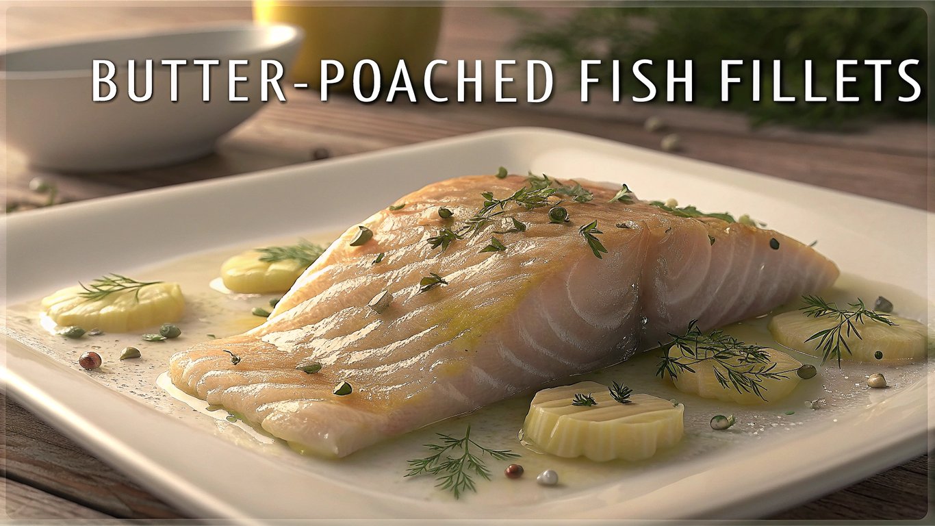 Butter-Poached Fish Fillets