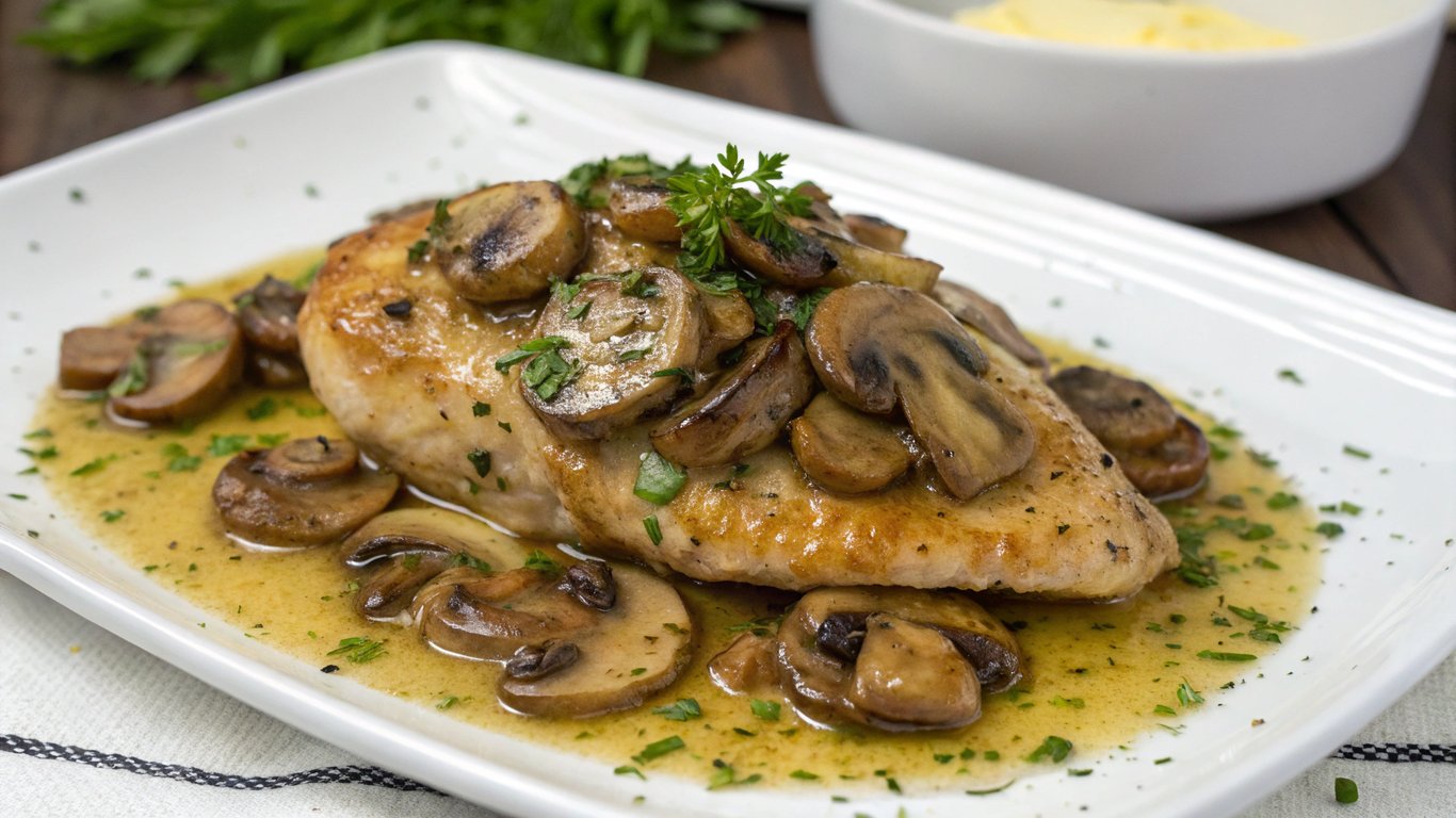 Garlic Butter Mushroom Chicken